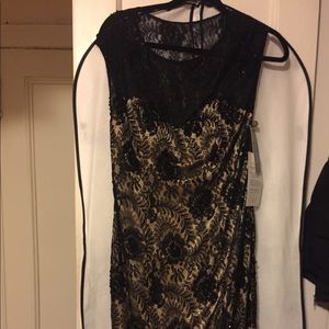 Sue Wong Beaded Lace Dress